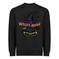 Black withcy mama Heavyweight Sweatshirt - RacoonDesign