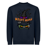 Navy withcy mama Heavyweight Sweatshirt - RacoonDesign