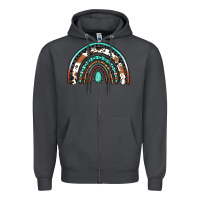 Smoke western rainbow Zipper Hoodie - Jasminsmagicworld