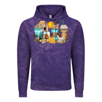 Cloud Purple chicken coffee cups Vintage Hoodie - Zillion Design Studio