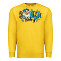 Lemon Santa Baby Christmas Premium Sweatshirt - MaliasSmallBusiness