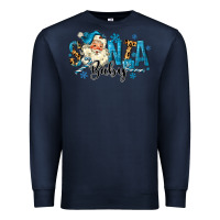 Navy Santa Baby Christmas Premium Sweatshirt - MaliasSmallBusiness