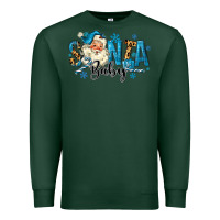 Sports Green Santa Baby Christmas Premium Sweatshirt - MaliasSmallBusiness