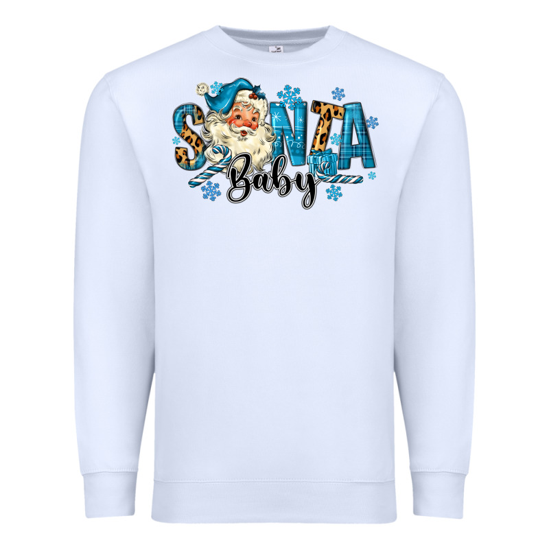 Santa Baby Christmas Premium Sweatshirt by MaliasSmallBusiness | Teevron