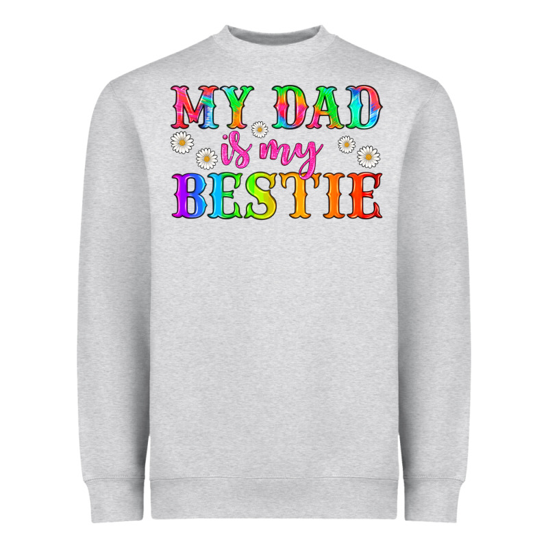 My Dad Is My Bestie Heavyweight Sweatshirt by HRA Design Shop | Teevron
