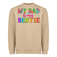 Mushroom my dad is my bestie Heavyweight Sweatshirt - HRA Design Shop