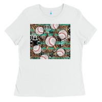 White western baseball tumbler Ladies Tee - AdoDesignShop