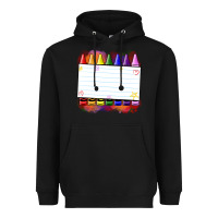 Crayons Add Your Text Heavyweight Hoodie | Teevron
