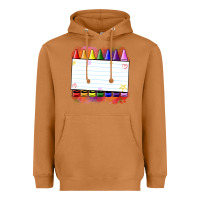 Meerkat crayons add your text Heavyweight Hoodie - NancyCooperArtShop