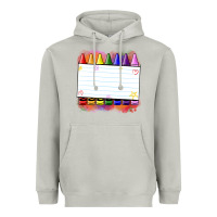 Moon Dust crayons add your text Heavyweight Hoodie - NancyCooperArtShop