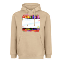 Mushroom crayons add your text Heavyweight Hoodie - NancyCooperArtShop