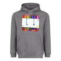 Storm crayons add your text Heavyweight Hoodie - NancyCooperArtShop