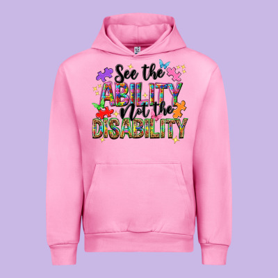 See The Ability Not The Disability Nca Urban Hoodie Designed By Nancycooperartshop
