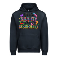 Navy see the ability not the disability nca Urban Hoodie - NancyCooperArtShop