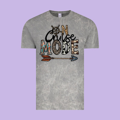 On Cruise Mode Vintage Tee Designed By Cowhidedigitalart