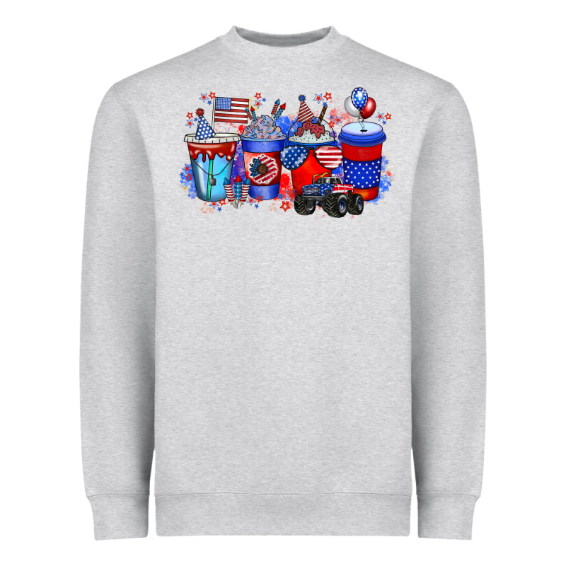 American Drink Heavyweight Sweatshirt by RacoonDesign | Teevron