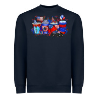 Navy american drink Heavyweight Sweatshirt - RacoonDesign