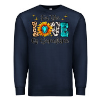 Navy For The Love Of Sunshine Premium Sweatshirt - MaliasSmallBusiness