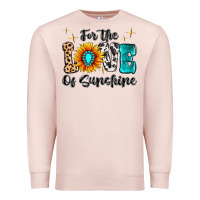 Pale Pink For The Love Of Sunshine Premium Sweatshirt - MaliasSmallBusiness