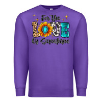 Purple For The Love Of Sunshine Premium Sweatshirt - MaliasSmallBusiness