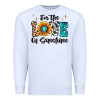 White For The Love Of Sunshine Premium Sweatshirt - MaliasSmallBusiness