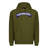 Army Green louisiana Premium Hoodie - BarkalooDesign