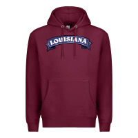 Burgundy louisiana Premium Hoodie - BarkalooDesign