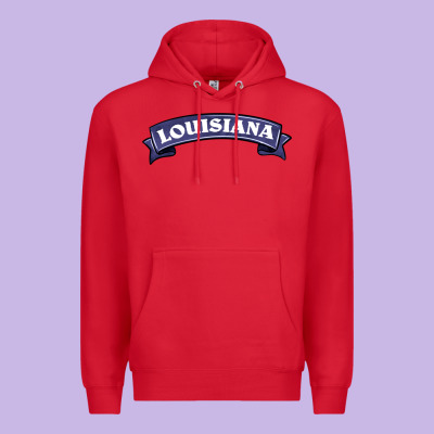 Louisiana Premium Hoodie Designed By Barkaloodesign