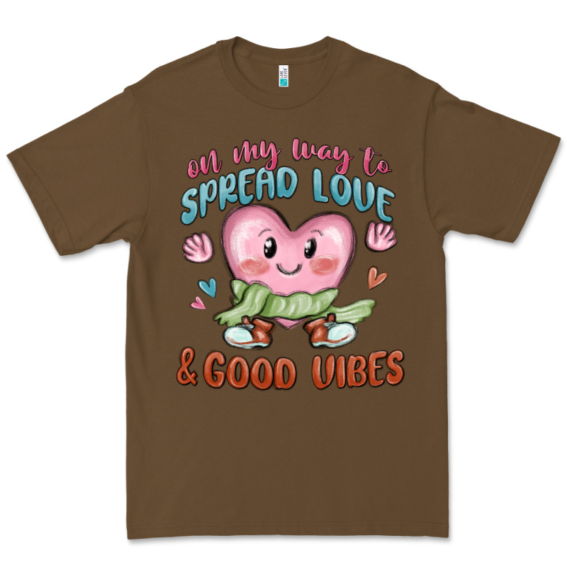 On My Way To Spread Love Premium Tee by MaliasSmallBusiness | Teevron