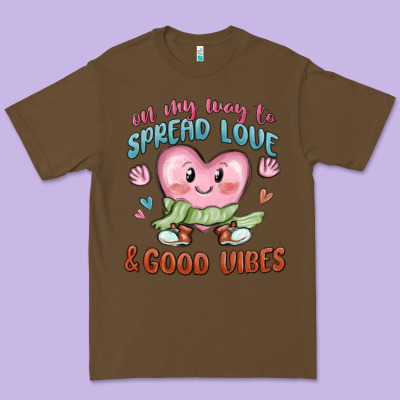 Premium Tee on my way to spread love