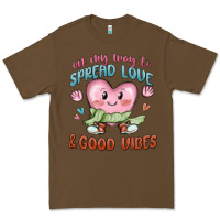 Cacao on my way to spread love Premium Tee - MaliasSmallBusiness