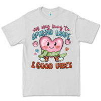 Dove Grey on my way to spread love Premium Tee - MaliasSmallBusiness