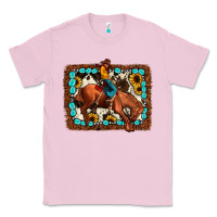 Bubblegum Pink rodeo cowboy Classic Tee - JahusDesignShop
