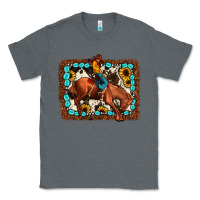 Charcoal Heather rodeo cowboy Classic Tee - JahusDesignShop