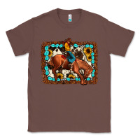 Chestnut rodeo cowboy Classic Tee - JahusDesignShop