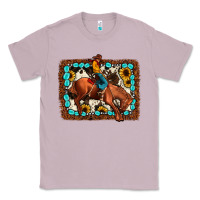 Lilac rodeo cowboy Classic Tee - JahusDesignShop