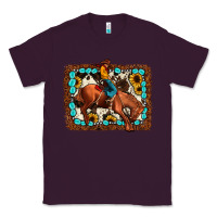 Plum rodeo cowboy Classic Tee - JahusDesignShop