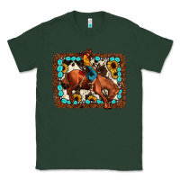 Sports Green rodeo cowboy Classic Tee - JahusDesignShop