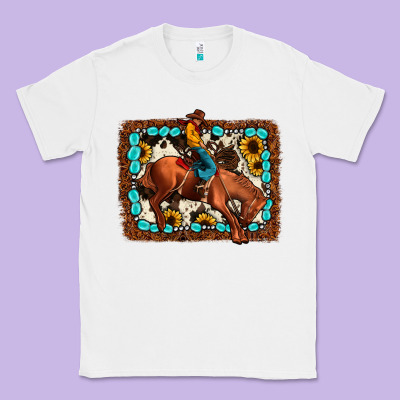 Rodeo Cowboy Classic Tee Designed By Jahusdesignshop
