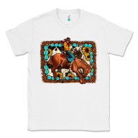 White rodeo cowboy Classic Tee - JahusDesignShop