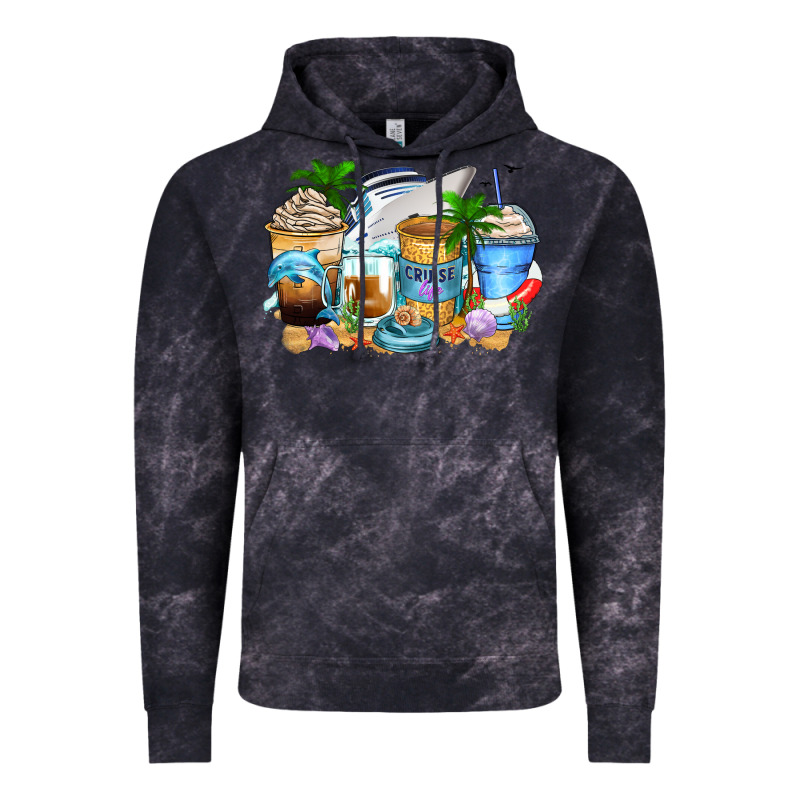 Cruise Life Coffee Cups Vintage Hoodie by Zillion Design Studio | Teevron