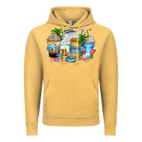 Vintage Mustard cruise life coffee cups Vintage Hoodie - Zillion Design Studio