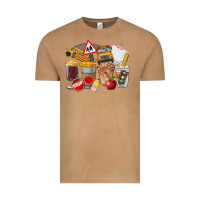 Vintage Camel School Bus Coffee Cups Vintage Tee - FaDigitalArtStudio