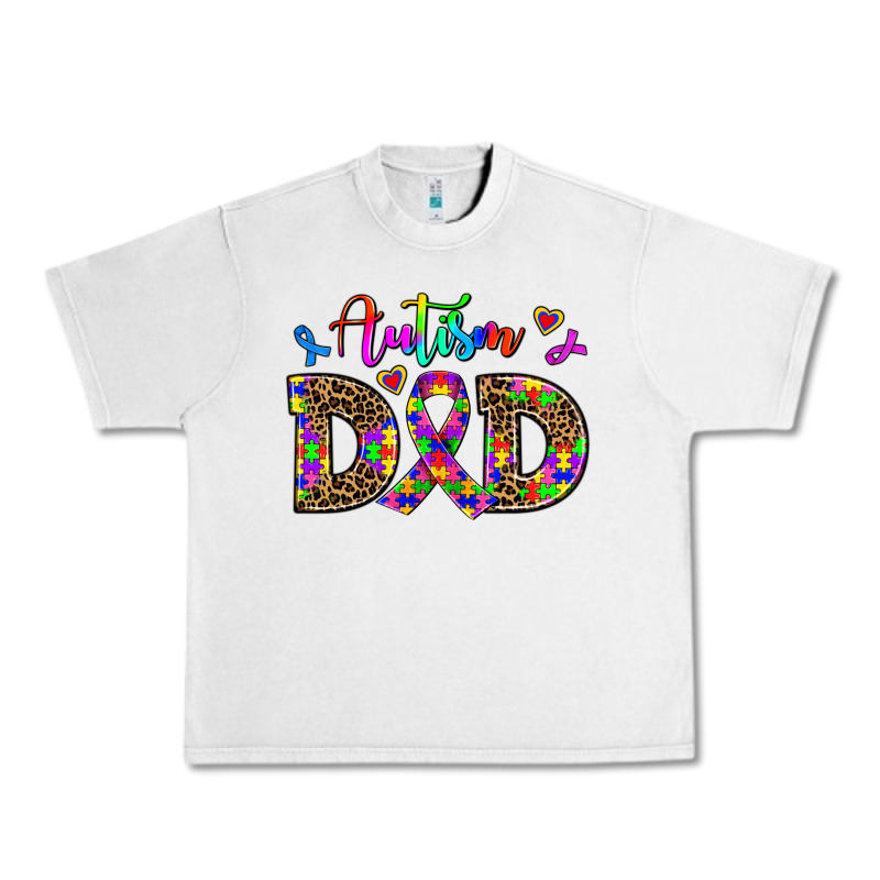 Rainbow Colors Autism Dad Urban Heavy Tee by AdoDesignShop | Teevron