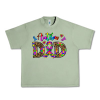 Oil Green rainbow colors autism dad Urban Heavy Tee - AdoDesignShop