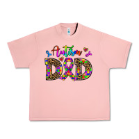 Salmon rainbow colors autism dad Urban Heavy Tee - AdoDesignShop