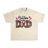 Sandshell rainbow colors autism dad Urban Heavy Tee - AdoDesignShop