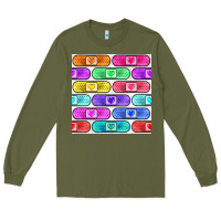 Army Green plaster seamless pattern Long Sleeve Tee - BundleAndBundleShop