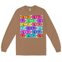 Toasted Coconut plaster seamless pattern Long Sleeve Tee - BundleAndBundleShop