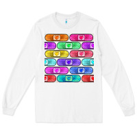 White plaster seamless pattern Long Sleeve Tee - BundleAndBundleShop